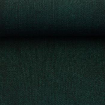 French Terry Denim Jeansoptik Schwarzpetrol von Swafing